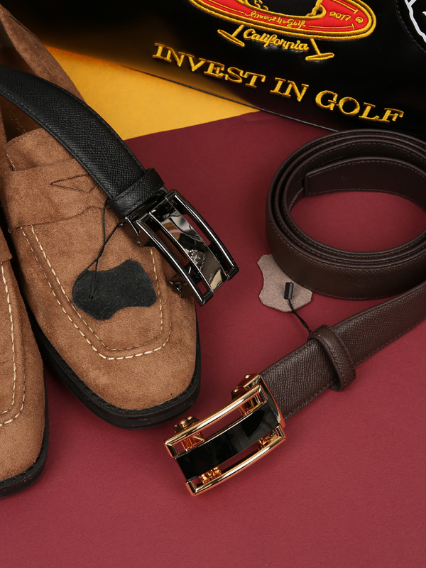 (Wearable up to 48 inches)<BR>토게피 Cowhide automatic belt(4371센터프레임)