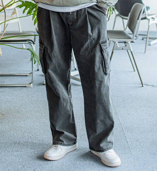(L-5XL)<BR>슈릿 cargo-banding pants 873<br><font color="#098a09"><B>Select length (Basic,Long+8cm)</B></font>
