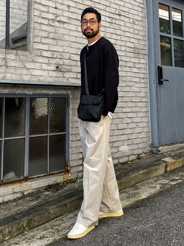 (XL-4XL)<br>킨더크 Henley neck Knit