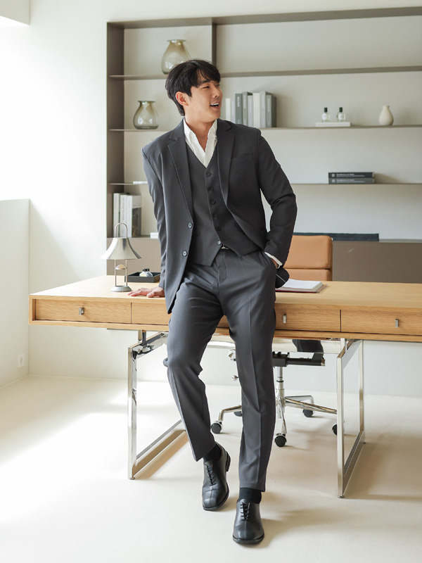 (S-6XL)<BR>라폰드 Blazers+코리도 Vest+유스티스 Slacks