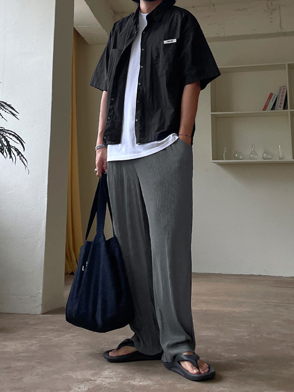 (L-4XL)<BR>카론트 banding pants K2422-A