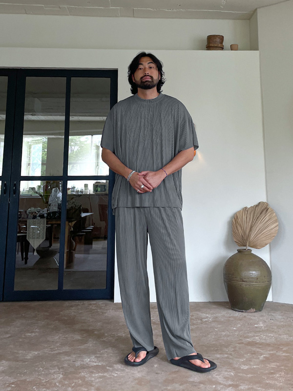 (L-4XL)<BR>카르소 Short T shirts K2422-A+카론트 banding pants K2422-A