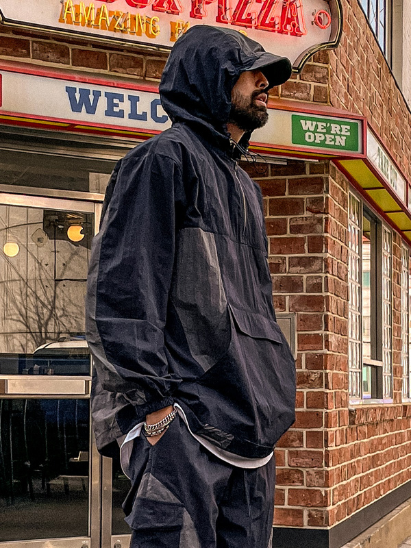 (XL-4XL)<BR>코토파 Hood anorak+아바론 cargo-banding pants