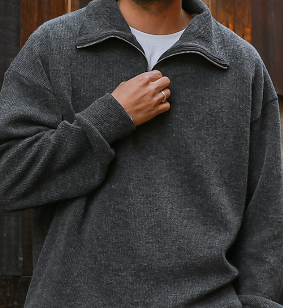 (XL-6XL)<br>우사라크 half zip-up man-to-man T <br><font color="#098a09"><B>Select length (Basic,Long+6cm)</B></font><BR><B><FONT COLOR="#ff4800">[Additional discount]</FONT></B>