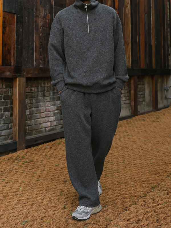 (XL-6XL)<br>우사라크 half zip-up man-to-man T <br><font color="#098a09"><B>Select length (Basic,Long+6cm)</B></font><BR><B><FONT COLOR="#ff4800">[Additional discount]</FONT></B>