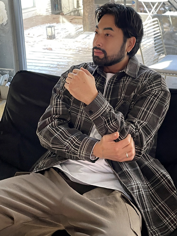 (L-5XL)<br>핀토나 checkered shirt