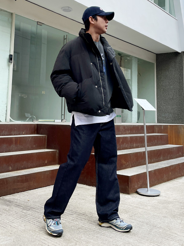 <br><font color="#fd0303">[365SALE]</font><br><font color="#2046a7">★교환/반품불가★</font><BR>르다리트 Non-faded non-wash denim pants D439