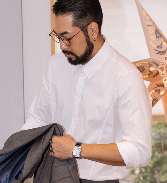 (M-6XL)<br>사랑받는 Slim Fit Span Shirt <br><font color="#098a09"><B>Select length (Basic,Long+8cm)</B></font>