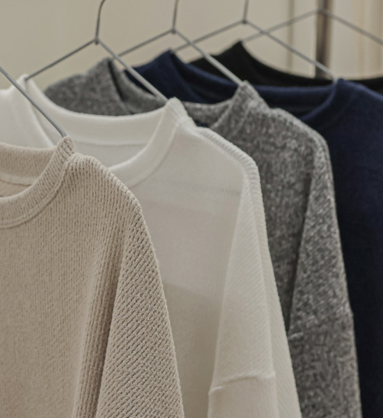 (XL-6XL)<br>엠브로스 ribbed knitwear<br><font color="#fb5ec9"><B>[1+1]</B></font>