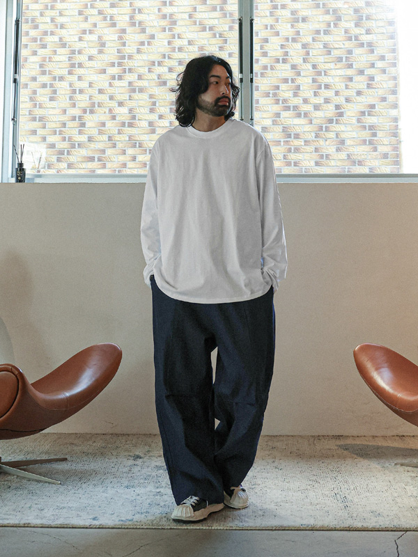 (M-5XL)<br>평화로운 R넥 a long-sleeved t-shirt <br><font color="#098a09"><B>Select length (Basic,Long+6cm)</B></font>