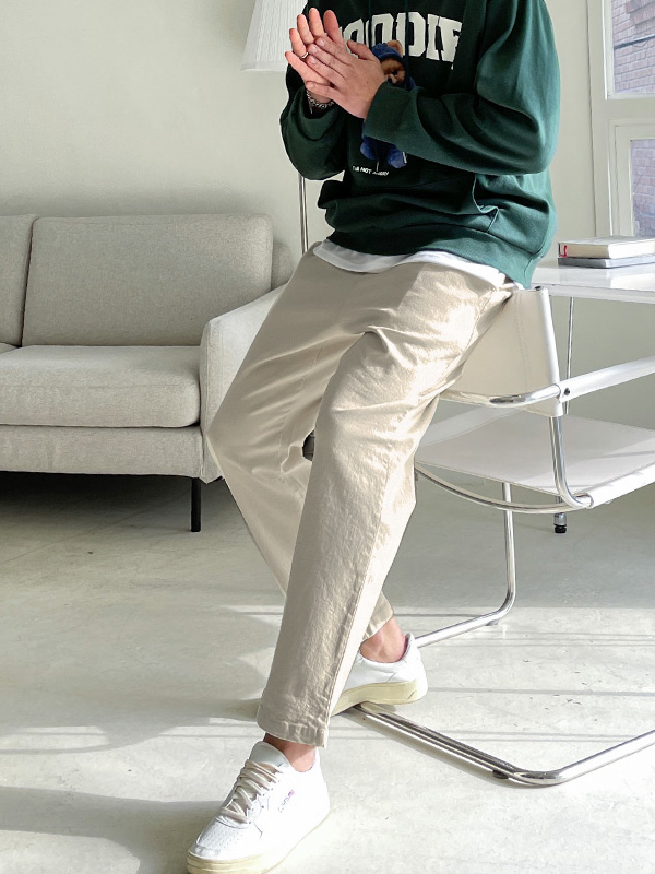 (M-3XL)<BR>피트론 Slim Fit banding pants