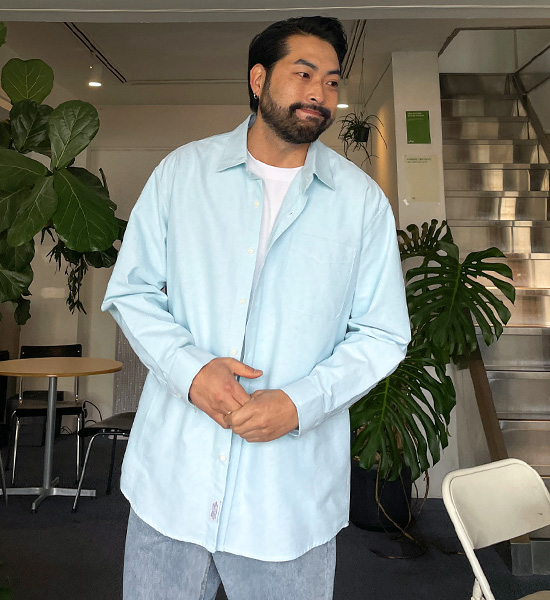 (XL-6XL)<br>타르노프 oxford patternless shirt<BR><B><FONT COLOR="#ff4800">[Additional discount]</FONT></B>