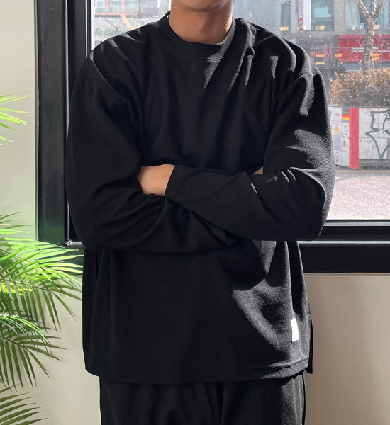 (XL-6XL)<br>루캉 Patch Long Sleeve T-shirt<br><font color="#fb5ec9"><B>[1+1]</B></font>