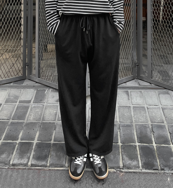 (XL-6XL)<BR>몽크스 Semi-wide fit banding pants<br><font color="#fb5ec9"><B>[1+1]</B></font>