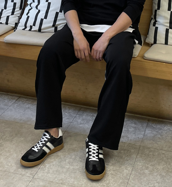 (XL-6XL)<BR>몽크스 Semi-wide fit banding pants<br><font color="#fb5ec9"><B>[1+1]</B></font>