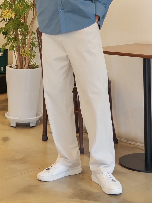 (L-5XL)<BR>파키릭 standard fit 치노밴딩팬츠