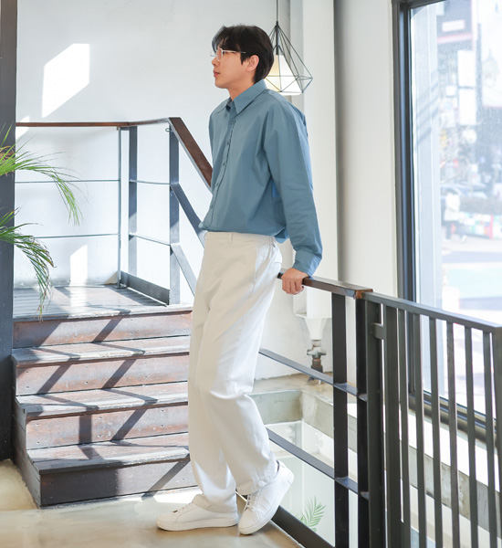 (L-5XL)<BR>파키릭 standard fit 치노밴딩팬츠