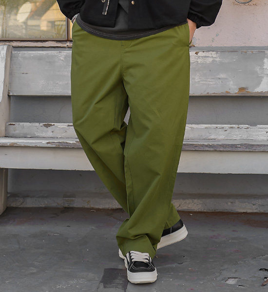 (M-6XL)<BR>릿미 Semi-wide fit banding pants 2393<BR><B><FONT COLOR="#ff4800">[Additional discount]</FONT></B>