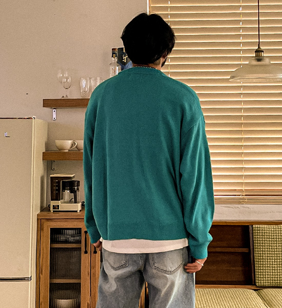 (XL-6XL)<BR>멍크 Cardigan