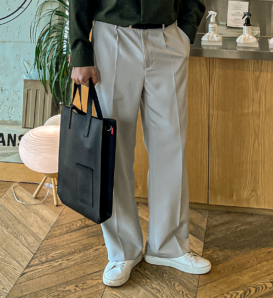 (28-40)<br>틸바 Semi-wide fit Slacks<br><font color="#fb5ec9"><B>[1+1]</B></font>