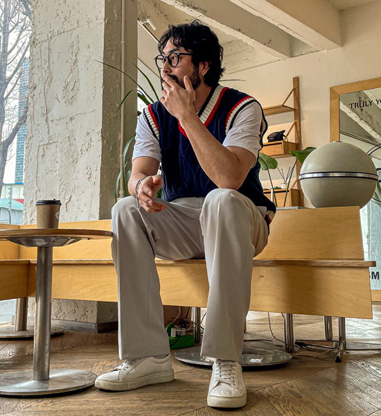 (28-40)<br>틸바 Semi-wide fit Slacks<br><font color="#fb5ec9"><B>[1+1]</B></font>