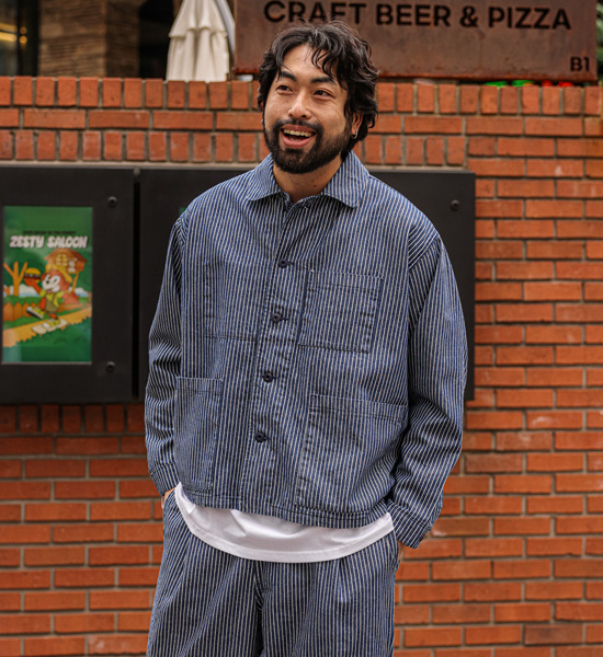 (L-5XL)<BR>골리츠 denim jacket