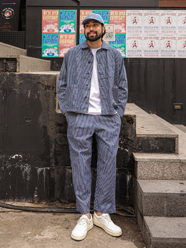 (L-5XL)<BR>골리츠 denim jacket
