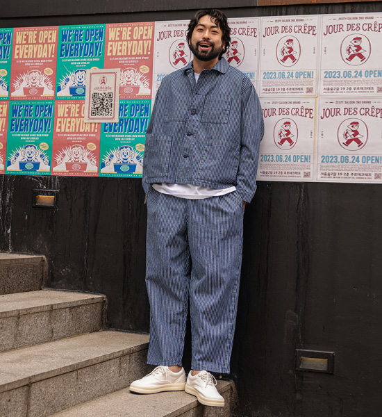 (L-5XL)<BR>골리츠 denim jacket