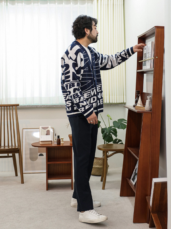 (XL-6XL)<BR>가스켓 Cardigan