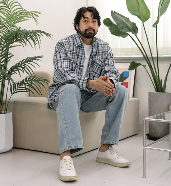 (XL-6XL)<BR>플린저 checkered shirt