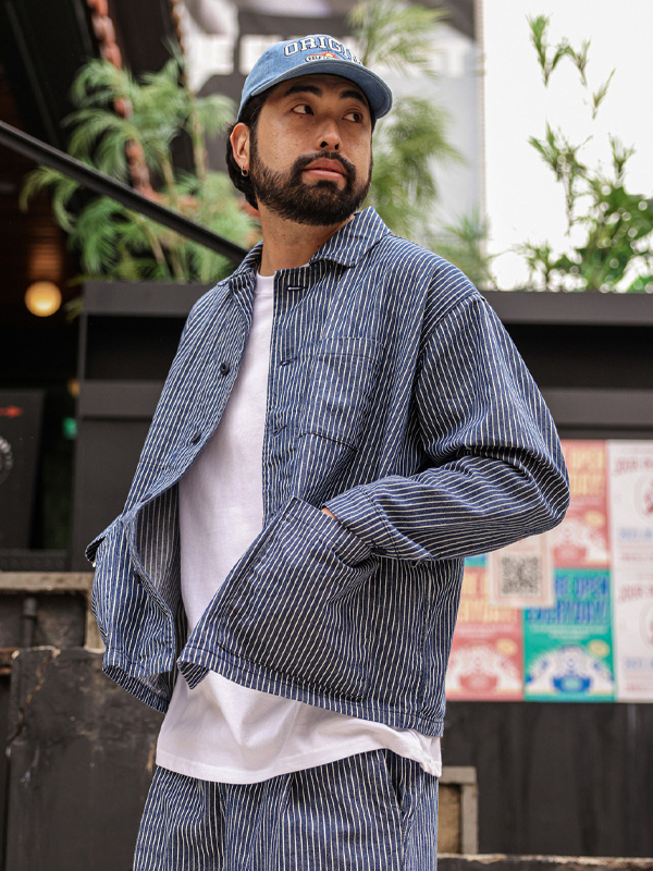 (L-5XL)<BR>골리츠 denim jacket+니아타 Semi-wide fit denim banding pants <br><font color="#098a09"><B>Select length (Basic,Long+10cm)</B></font>