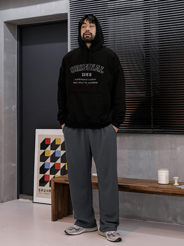 (XL-6XL)<BR>몽크스 Semi-wide fit banding pants<br><font color="#fb5ec9"><B>[1+1]</B></font>