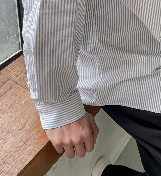 (L-5XL)<br>닐스 oxford Stripe  Shirt