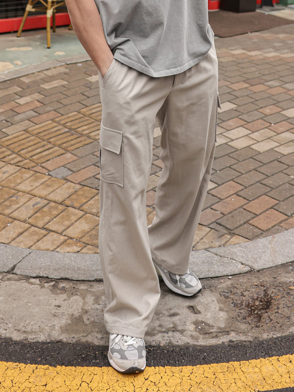 <br><font color="#fd0303">[365SALE]</font><br><font color="#2046a7">★교환/반품불가★</font><br>토핀스 standard fit banding cotton pants 138