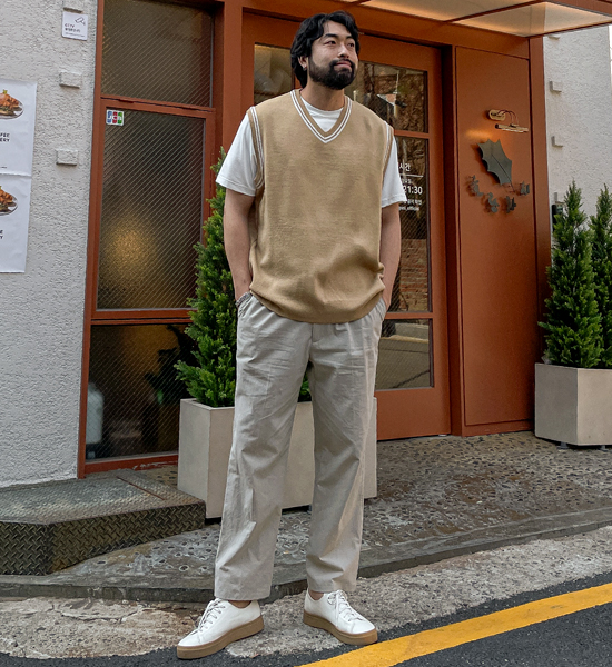 (L-6XL)<BR>오일러 Knit Vest