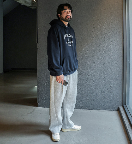 (M-6XL)<BR>올드루 Semi-wide fit banding pants <br><font color="#098a09"><B>Select length (Basic,Long+8cm)</B></font>
