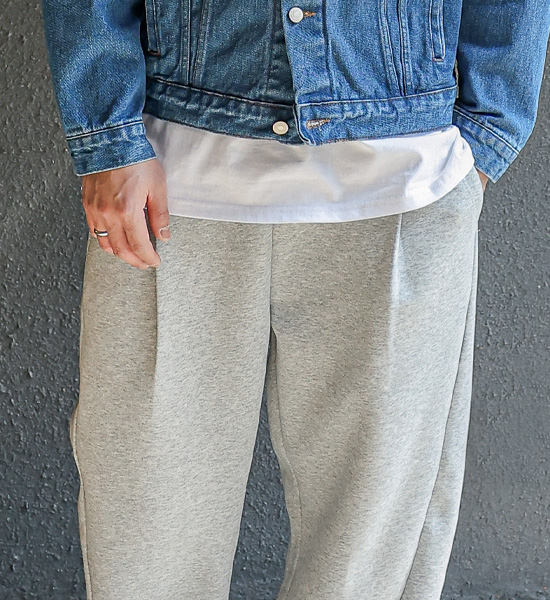 (M-6XL)<BR>올드루 Semi-wide fit banding pants <br><font color="#098a09"><B>Select length (Basic,Long+8cm)</B></font>