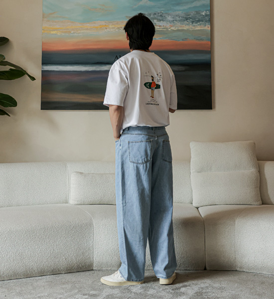 (L-5XL)<br>서퍼보이 Short T shirts