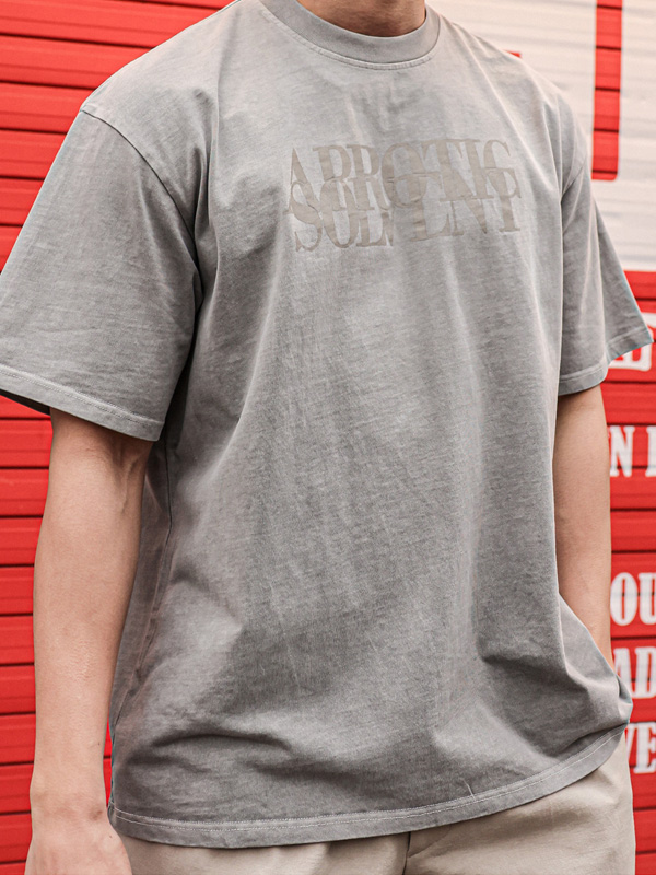 (L-5XL)<BR>또히아 pigment Short T shirts FF56