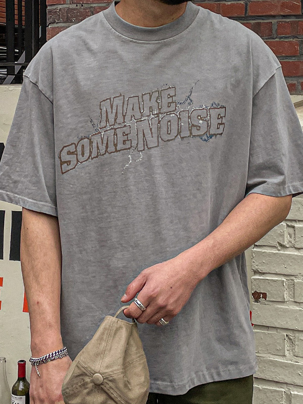 (L-5XL)<br>보비타 pigment Short T shirts F58