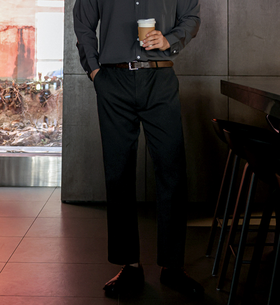 (28-40)<br>나두르 standard fit Slacks<br><font color="#224f20"><b>*Select length (9부,10부)</b></font><br><font color="#fb5ec9"><b>[1+1]</b></font>