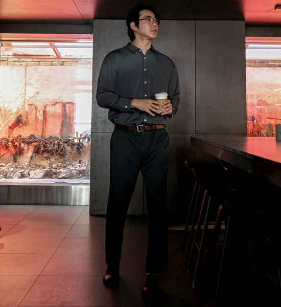 (28-40)<br>나두르 standard fit Slacks<br><font color="#224f20"><b>*Select length (9부,10부)</b></font><br><font color="#fb5ec9"><b>[1+1]</b></font>