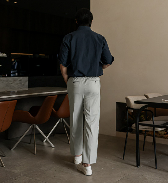 (28-40)<br>탄브룩 standard fit Sidebanding Slacks<br><font color="#224f20"><b>*Select length (9부,10부)</b></font><br><font color="#fb5ec9"><b>[1+1]</b></font>