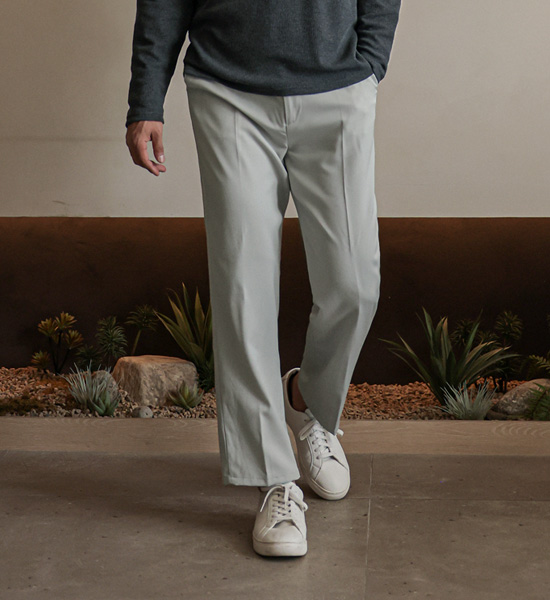 (28-40)<br>탄브룩 standard fit Sidebanding Slacks<br><font color="#224f20"><b>*Select length (9부,10부)</b></font><br><font color="#fb5ec9"><b>[1+1]</b></font>