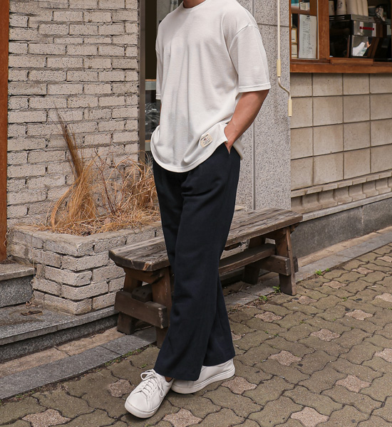 (L-5XL)<BR>다날리 Waffle Short T shirts<br><font color="#fb5ec9"><B>[1+1]</B></font>