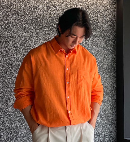 (XL-6XL)<BR>돈드바 a linen shirt