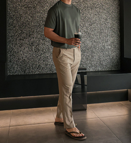 (M-6XL)<br>크란부르 Coolever Short T shirts <br><font color="#072c81"><B>【 W.DNA 】</B></font><br><font color="#098a09"><B>기장선택 (Basic,Long+6cm)</B></font>