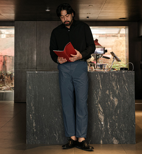 (L-5XL)<br>반디버 standard fit Sidebanding Slacks