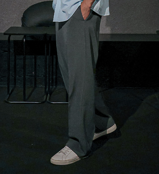 (28-40)<br>틸바 Semi-wide fit Slacks<br><font color="#fb5ec9"><B>[1+1]</B></font>