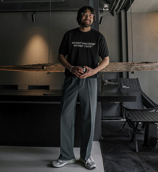 (28-40)<br>틸바 Semi-wide fit Slacks<br><font color="#fb5ec9"><B>[1+1]</B></font>